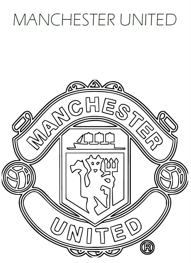 manchester united coloring pages - photo #12