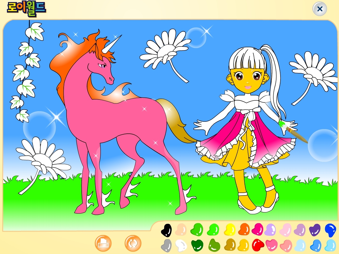 Jeu Coloriage Licorne Gratuit En Ligne