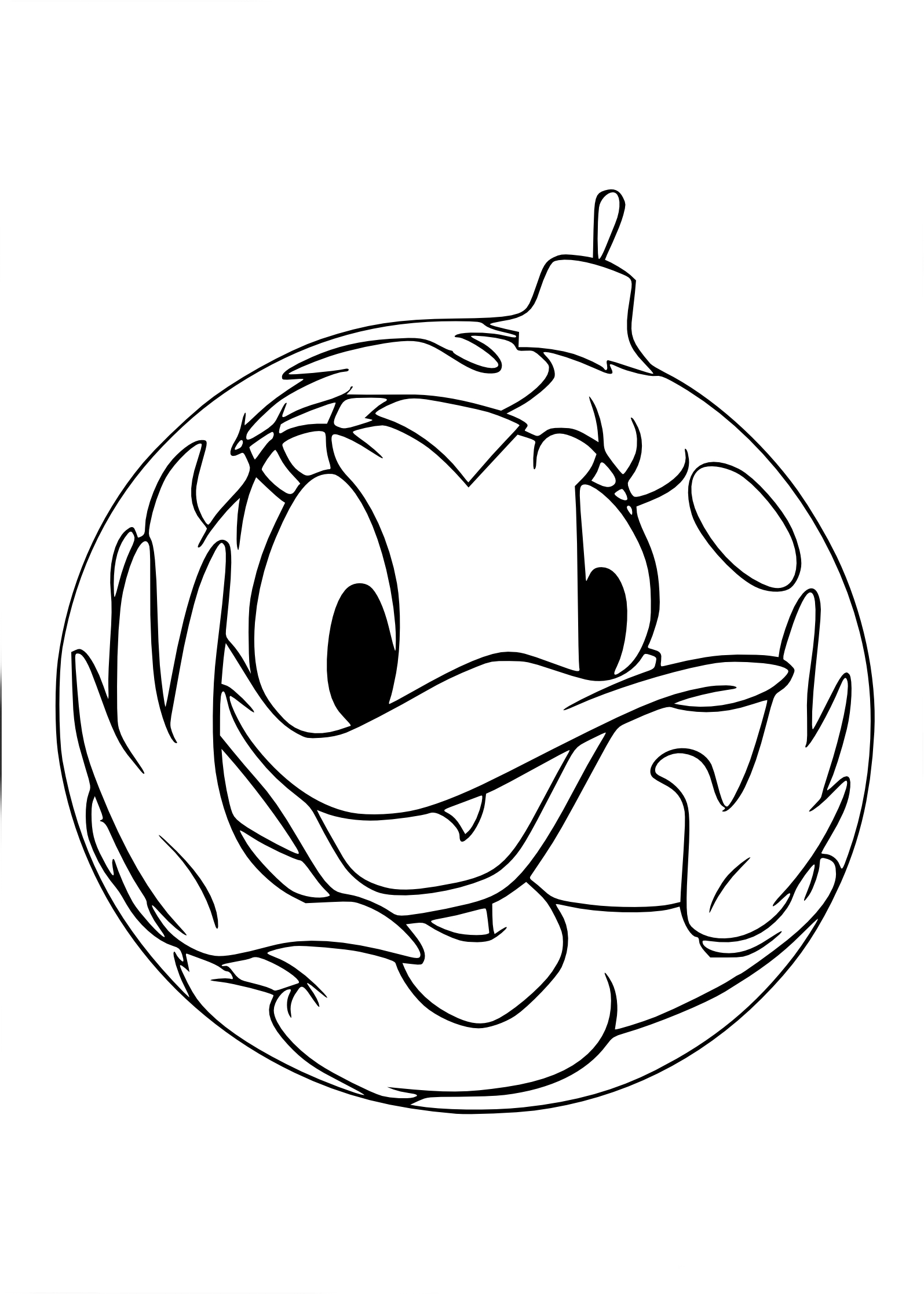 Coloriage Boule De Noel Disney A Imprimer Et Colorier