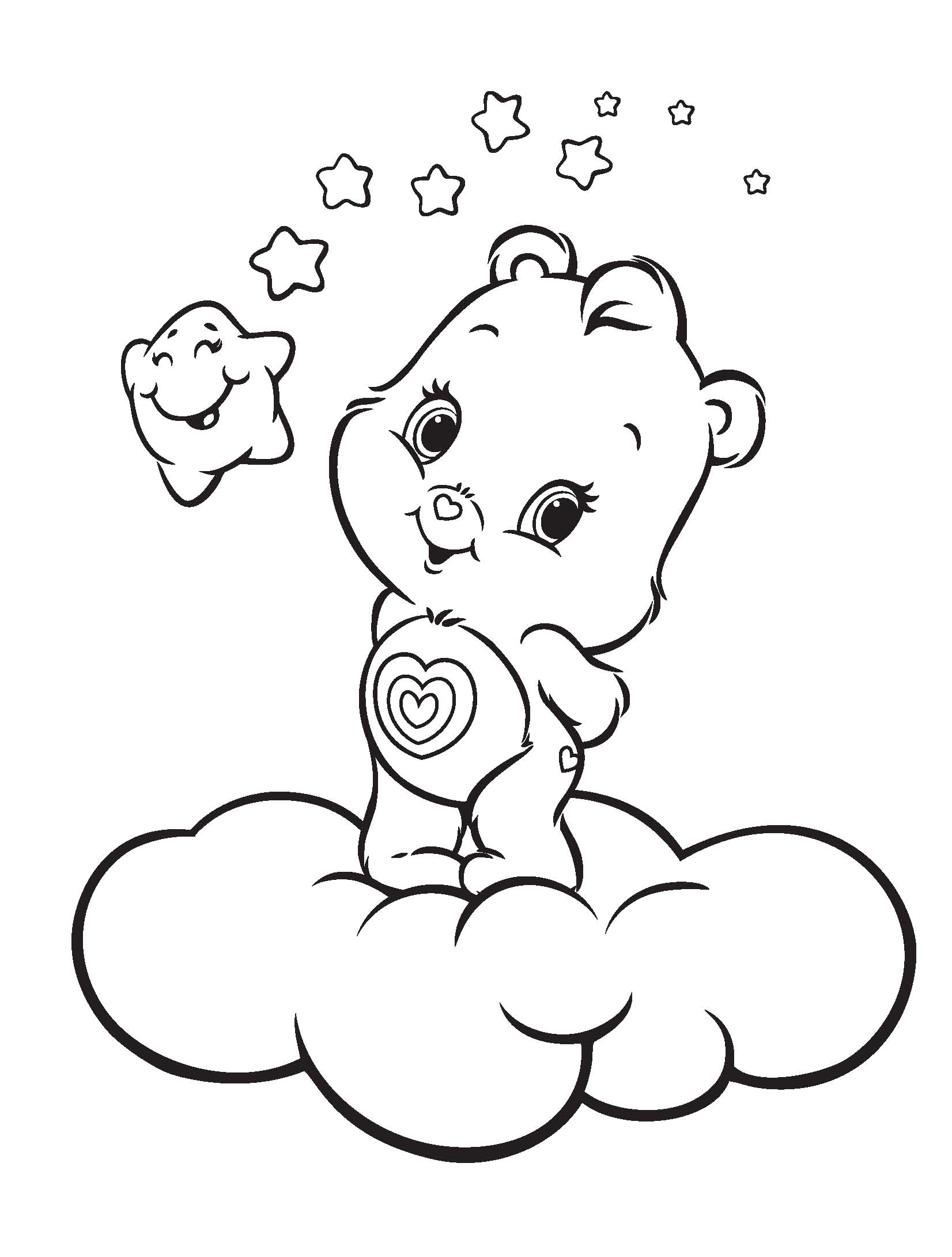 i love you bear coloring pages - photo #15