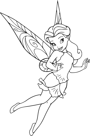 fairies of pixie hollow coloring pages - photo #36
