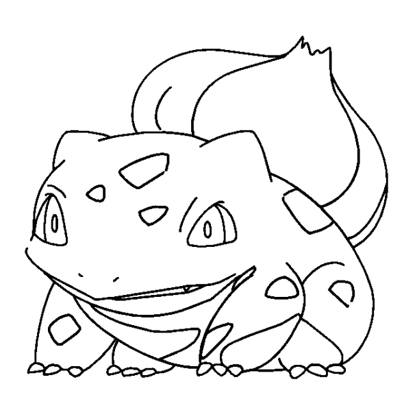 Coloriage bulbizarre pokemon