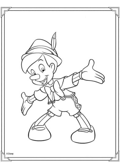 Pinocchio coloriage