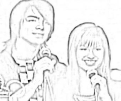 Coloriage camp rock