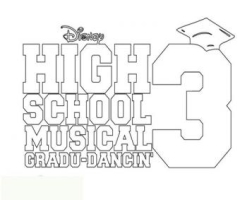Coloriage High School Musical 3
