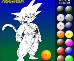 Jeu coloriage dragon ball