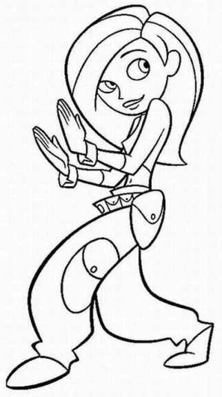 Coloriage Kim Possible