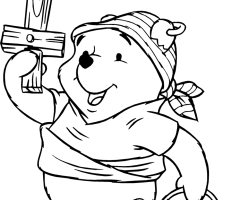 Winnie l'ourson coloriage