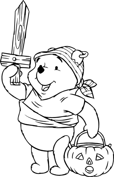 Winnie l'ourson coloriage