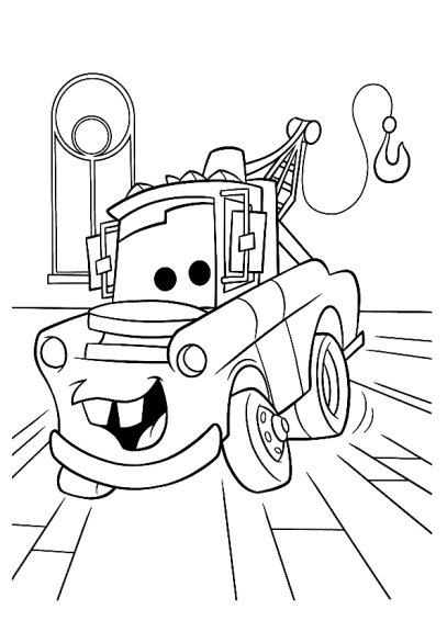 Cars Disney coloriage