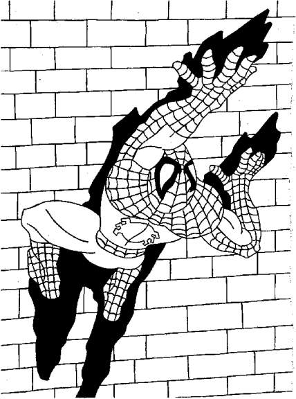 Spiderman coloring page