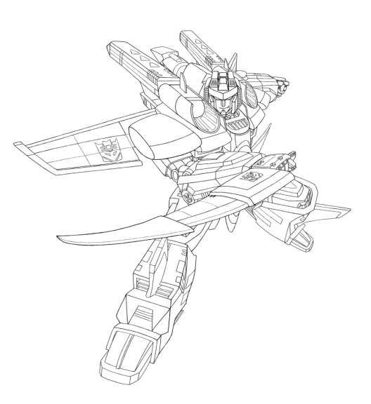 Transformers Armada Coloring Page