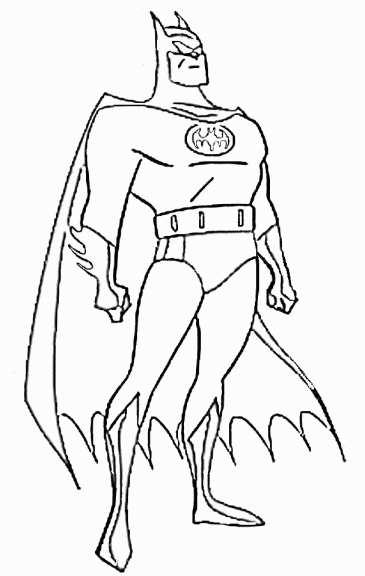 Batman coloring page