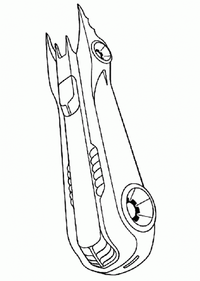 batmobile coloring page