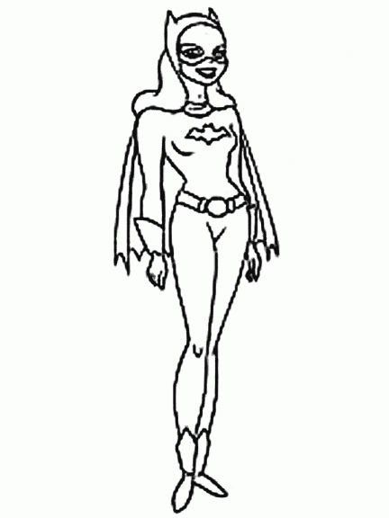 Catwoman coloring page