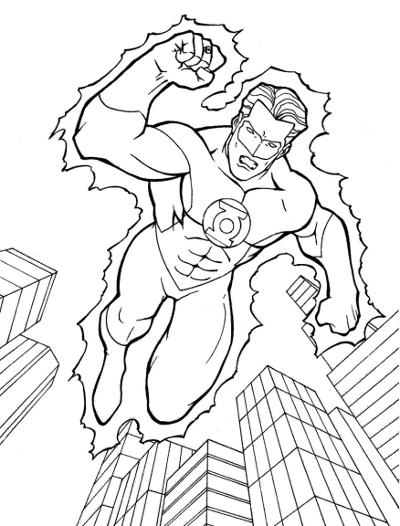 Coloriage Green Lantern