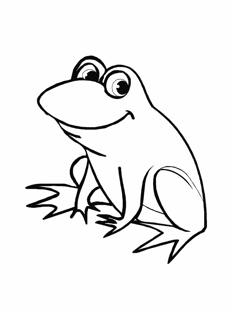 Coloriage grenouille