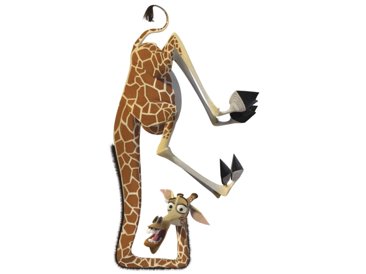 Madagaskar-Giraffe