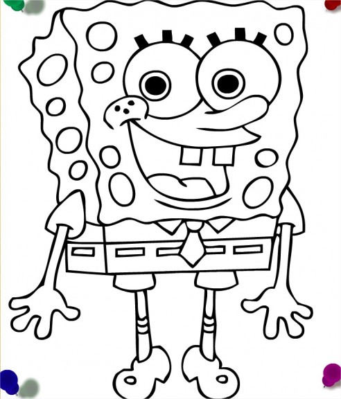 Kolorowanie SpongeBoba