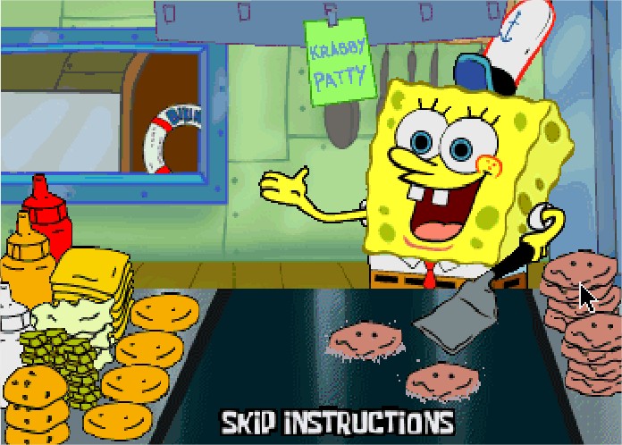 Bob l'éponge en cuisine