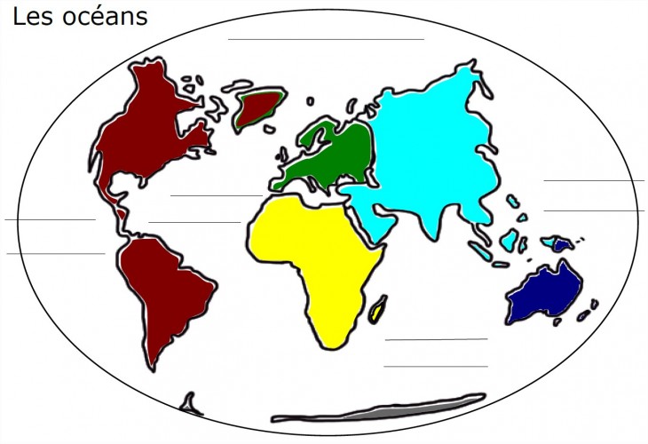 Mapa oceanu