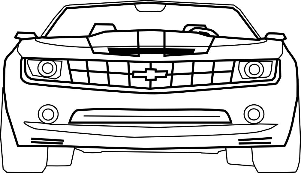 Chevrolet Camaro à dessiner