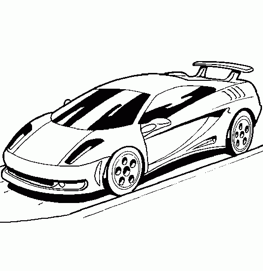 Coloriage Lamborghini Gallardo