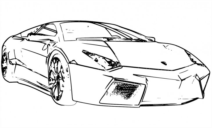 Dibujo de Lamborghini Reventón para colorear