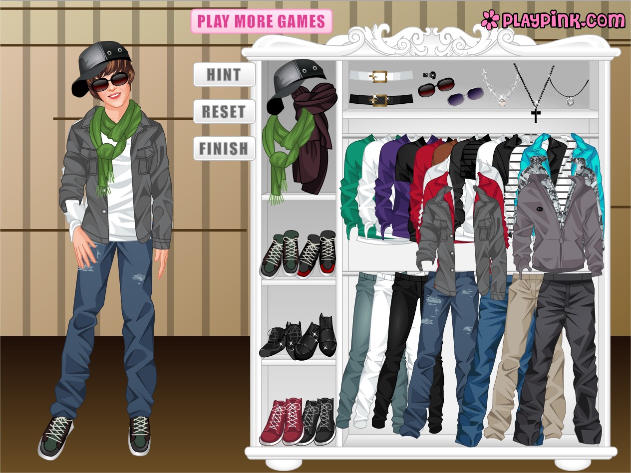 Jeu Justin Bieber habillage