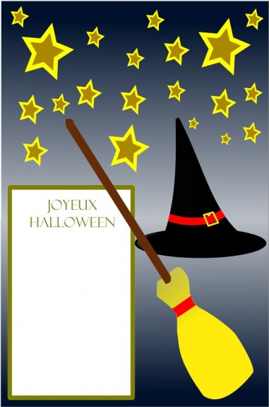 Halloween greeting card