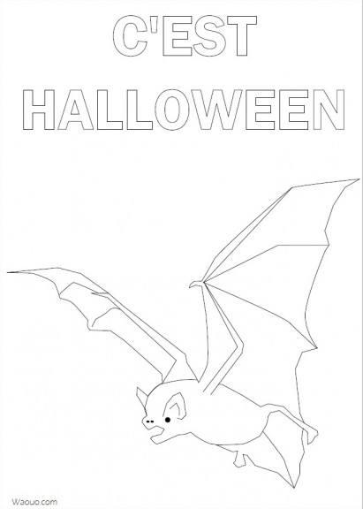 Coloring it's Halloween