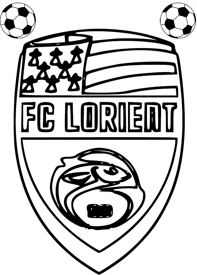 Coloriage FC Lorient