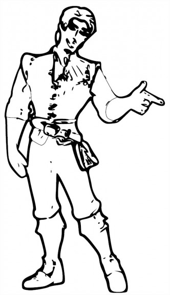 Coloriage Flynn Rider