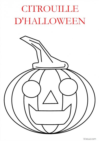 Halloween Pumpkin Coloring Page