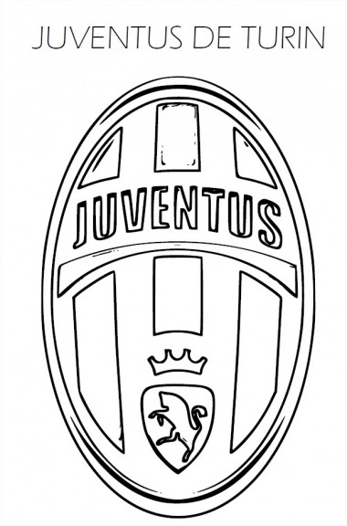 Dibujo para colorear Juventus de Turín