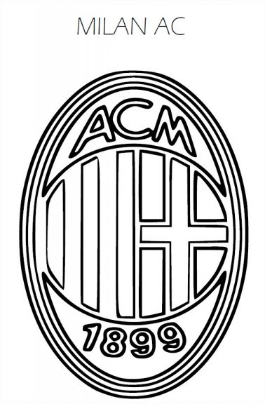 AC Milan coloring page