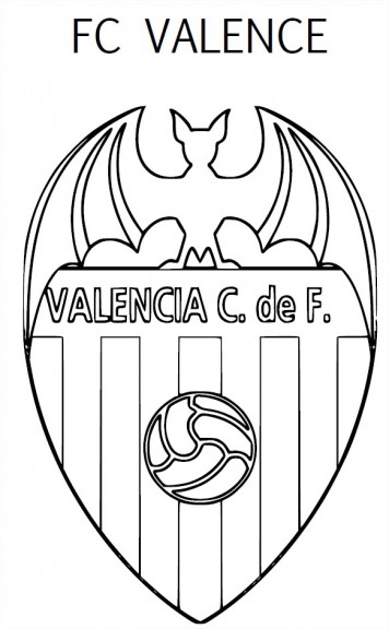 Dažymo puslapis Valencia CF