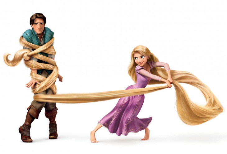 Rapunzel und Flynn Rider