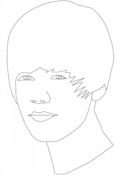 Coloring Justin Bieber