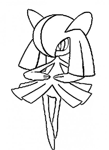 Dibujo de Kirlia para colorear