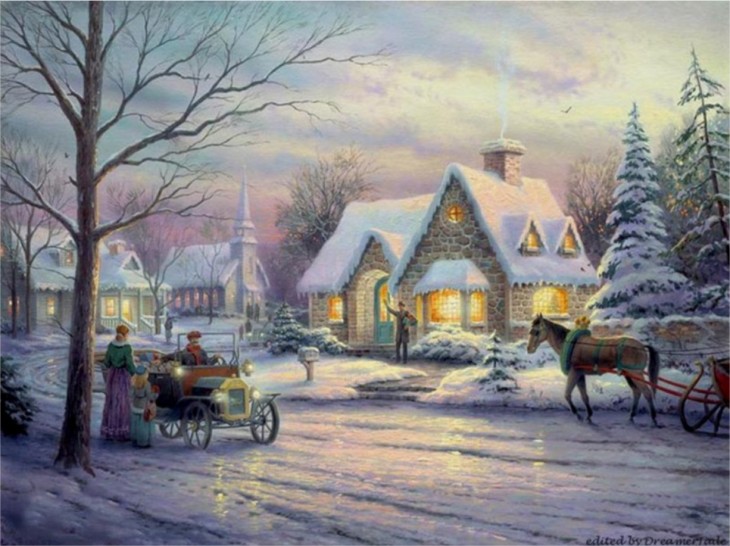 Christmas landscape