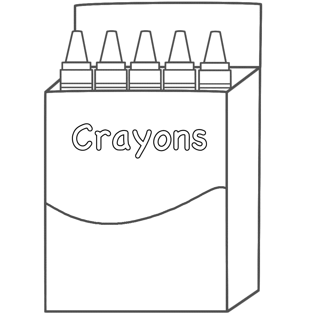 Coloriage boite crayon de couleur