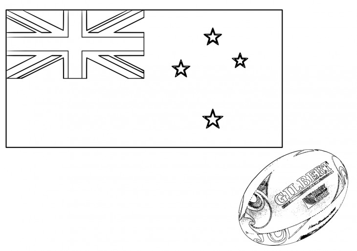 New Zealand coloring page 