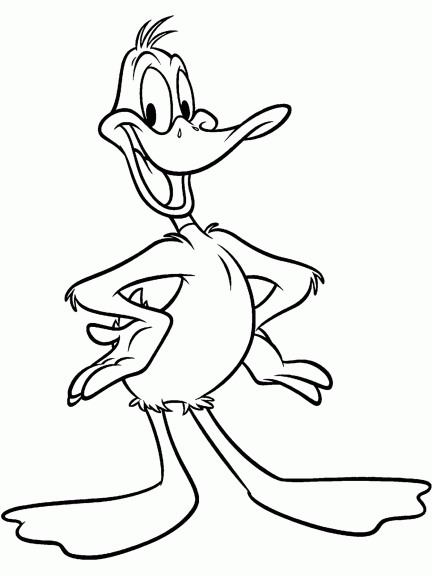Dessin Daffy Duck coloriage