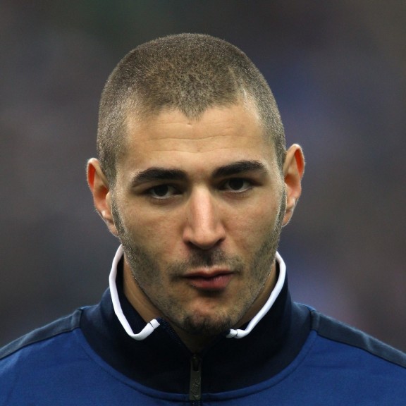 Gesicht von Karim Benzema