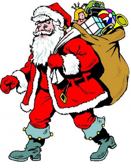 santa claus dárky