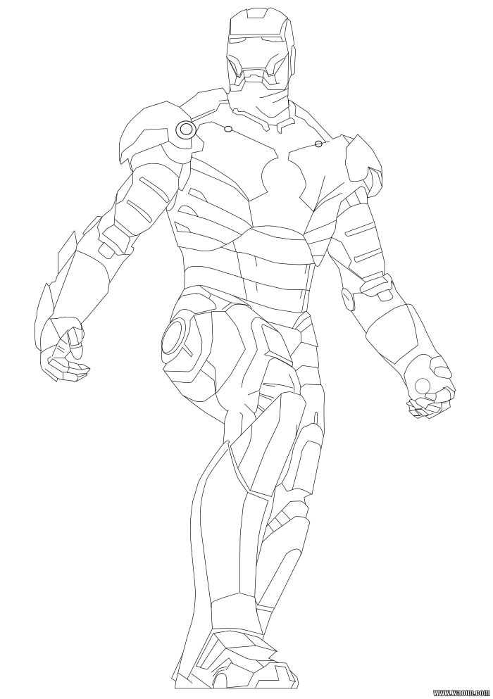 Coloriage Iron Man 2