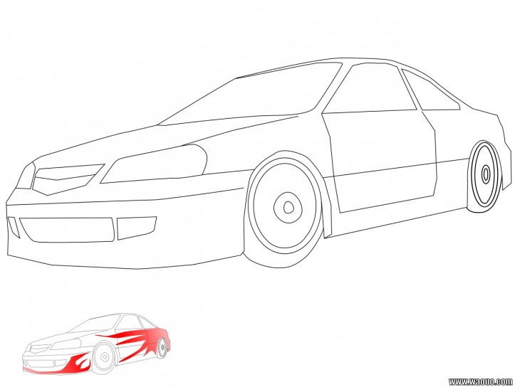 Coloring car tuning