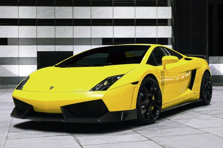 Lamborghini Gallardo Spyder w kolorze żółtym