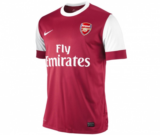 Maillot Arsenal 2012